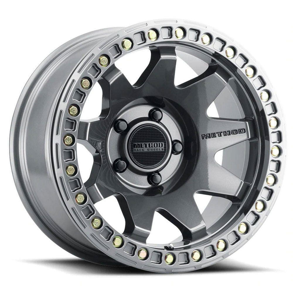 Method Race Wheels 108 | 17" Beadlock | Matte Black Titanium