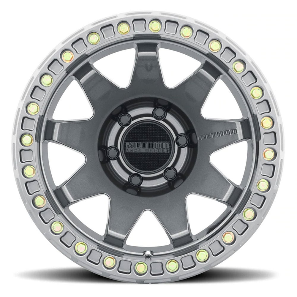 Method Race Wheels 108 | 17" Beadlock | Matte Black Titanium