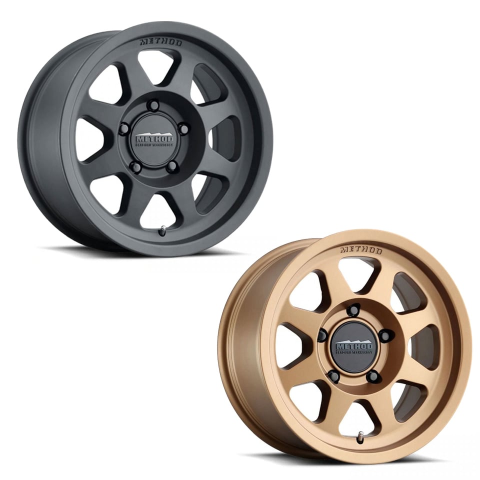 Method Race Wheels 701 |  17" 18" Bead Grip Wheel | Bronze Matte Black