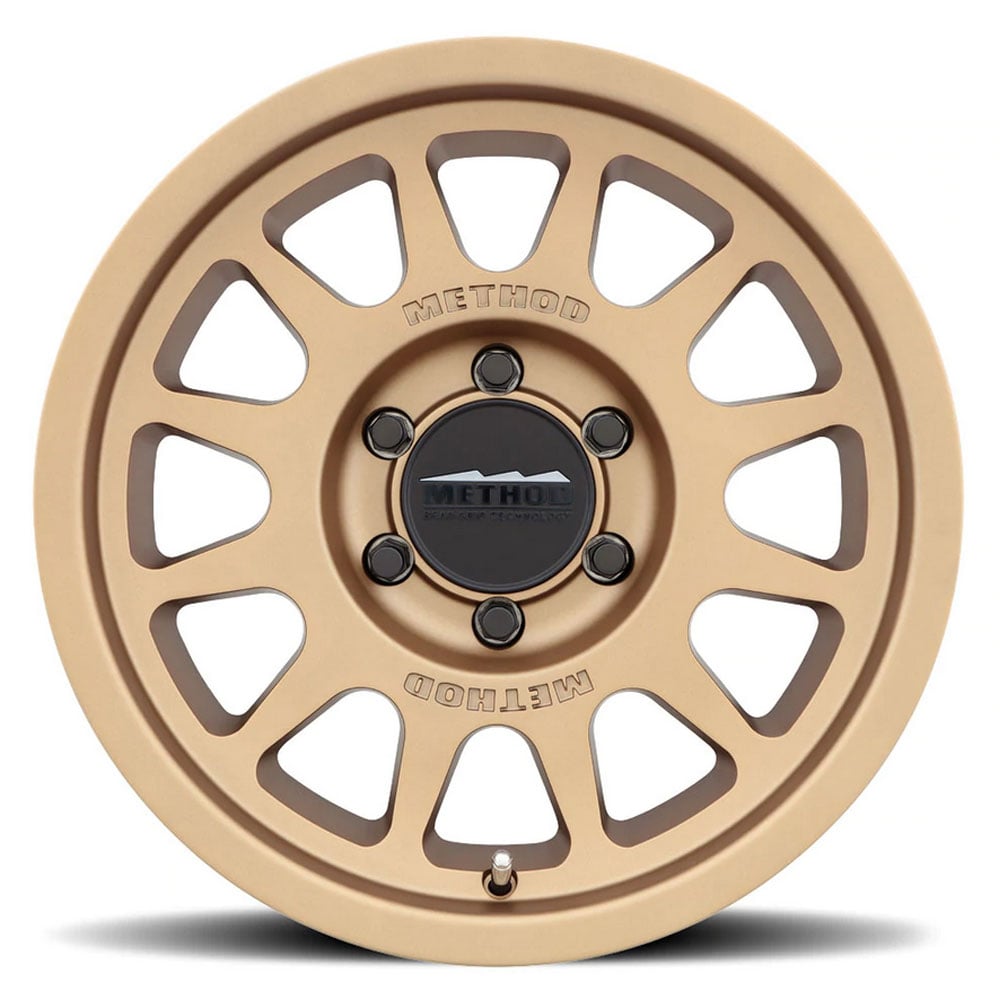 Method Race Wheels 703 17" Bead Grip Wheel Titanium Bronze Matte Black