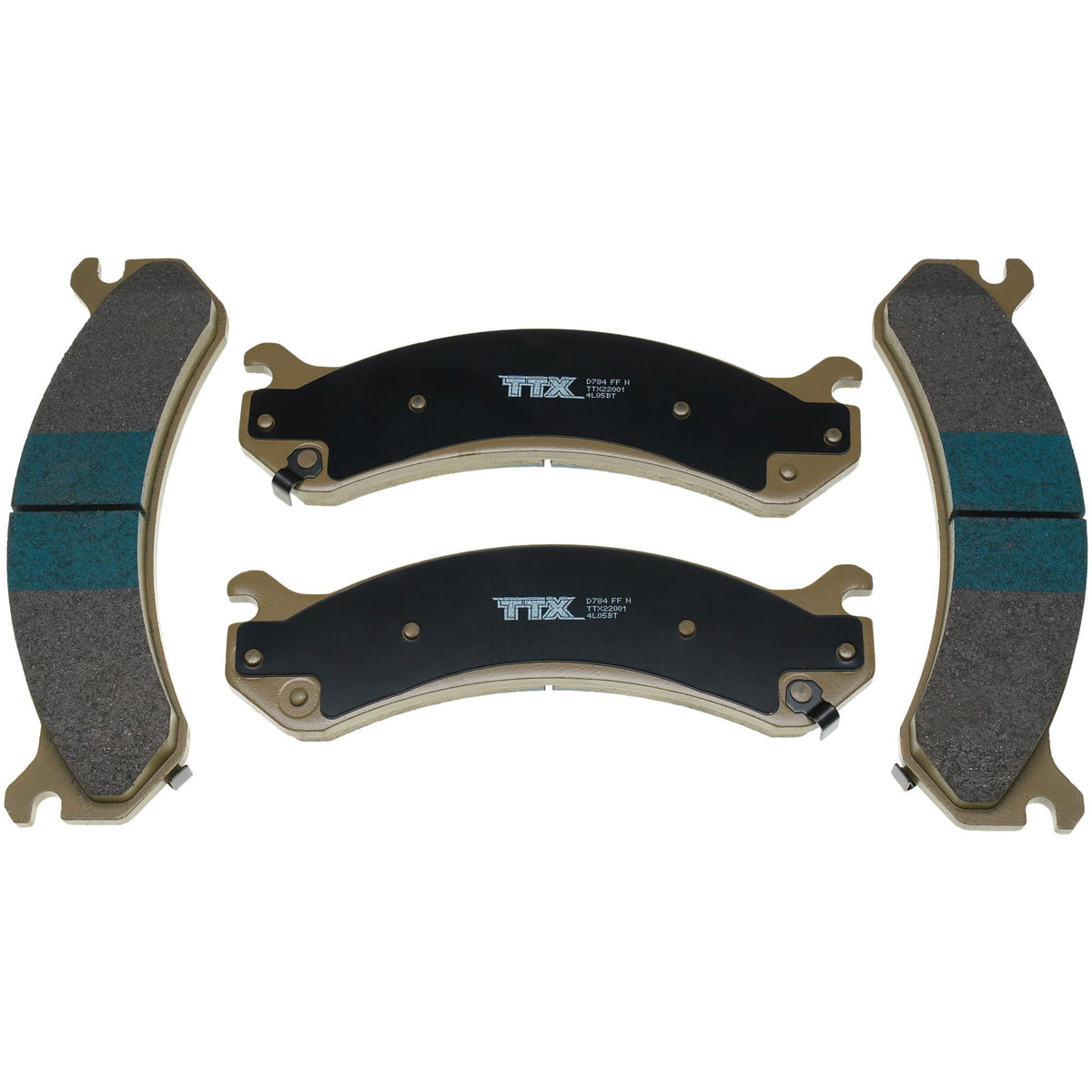 Mevotech TTX Premium Met Front Brake Pads for 01-10 GM 2500HD and 3500HD