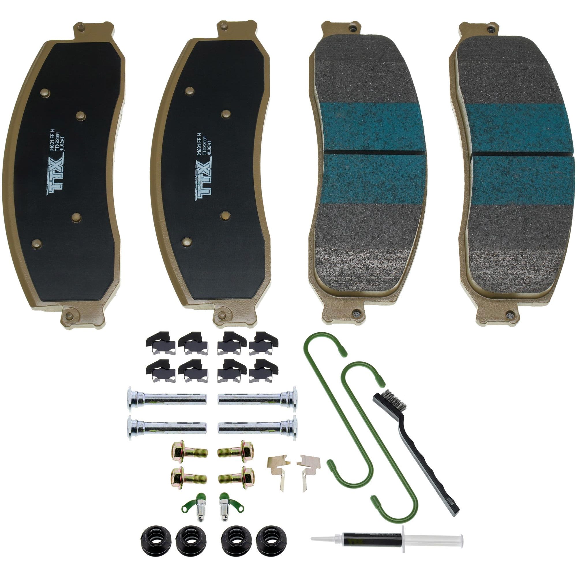 Mevotech TTX Premium Met Brake Pads for 08-12 Ford SuperDuty F-250 and for 08-11 F-350