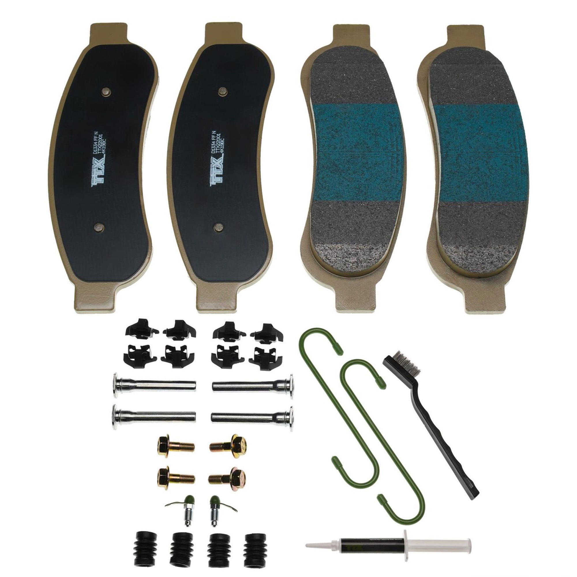 Mevotech TTX Premium Met Brake Pads for 08-12 Ford SuperDuty F-250 and for 08-11 F-350