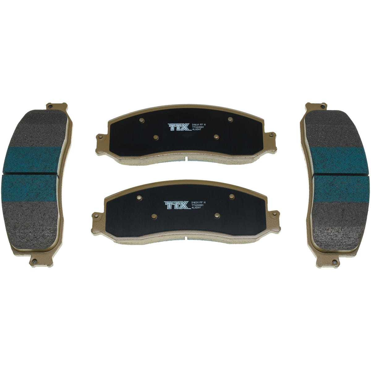 Mevotech TTX Premium Met Brake Pads for 08-12 Ford SuperDuty F-250 and for 08-11 F-350