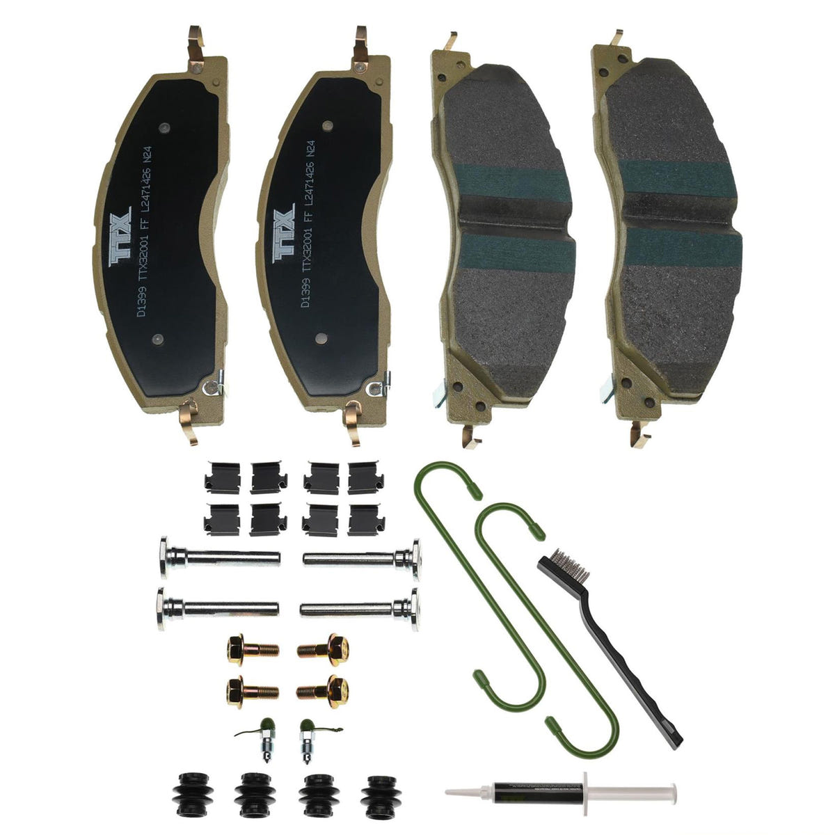 Mevotech TTX Premium Met Brake Pads for 09-18 Dodge Ram 2500 and 3500