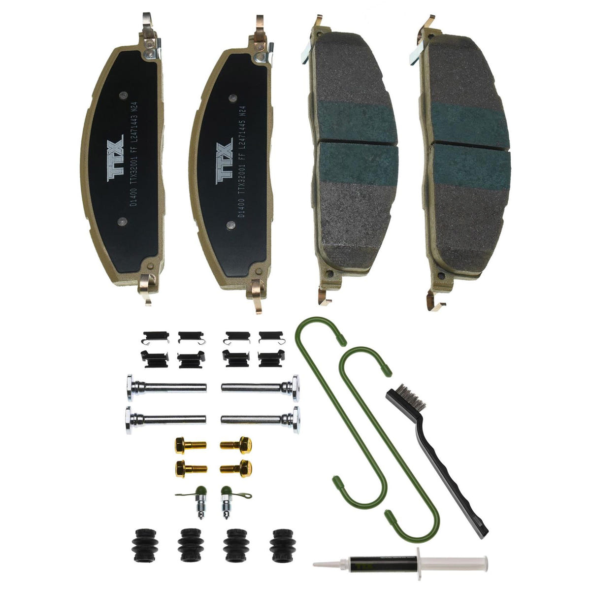 Mevotech TTX Premium Met Brake Pads for 09-18 Dodge Ram 2500 and 3500