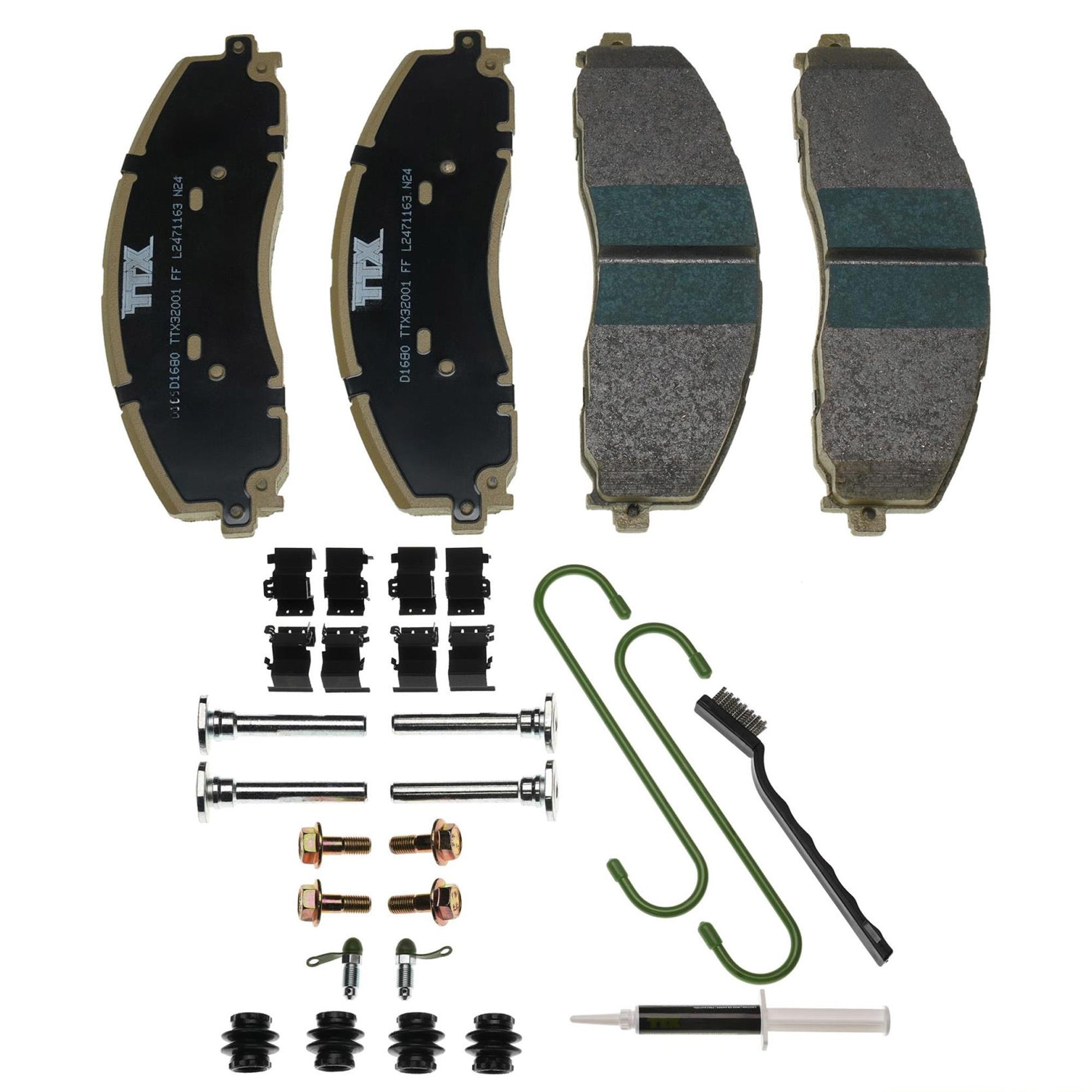 Mevotech TTX Premium Met Brake Pads for 13-24 Ford SuperDuty F-250 and F-350