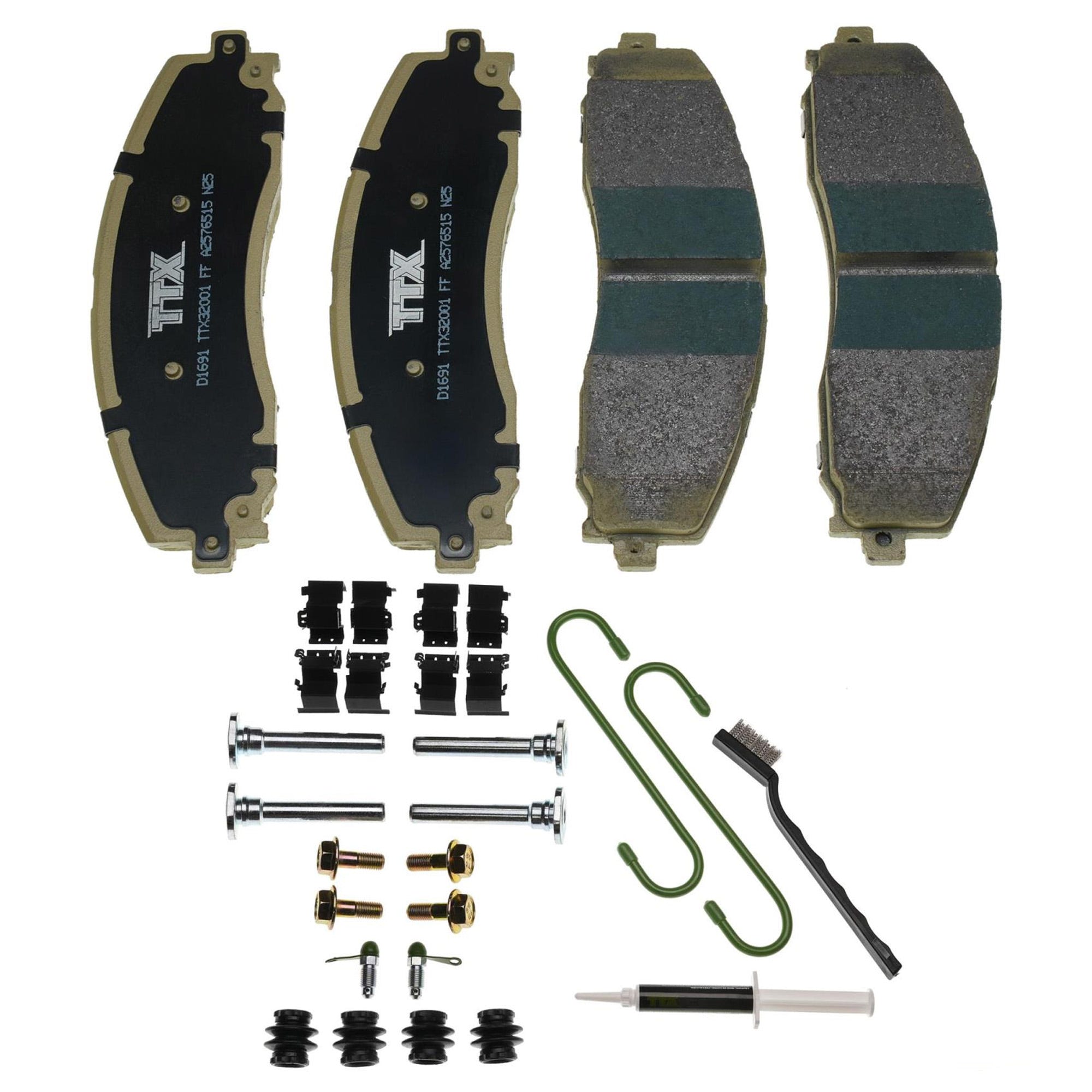 Mevotech TTX Premium Met Brake Pads for 13-24 Ford SuperDuty F-250 and F-350
