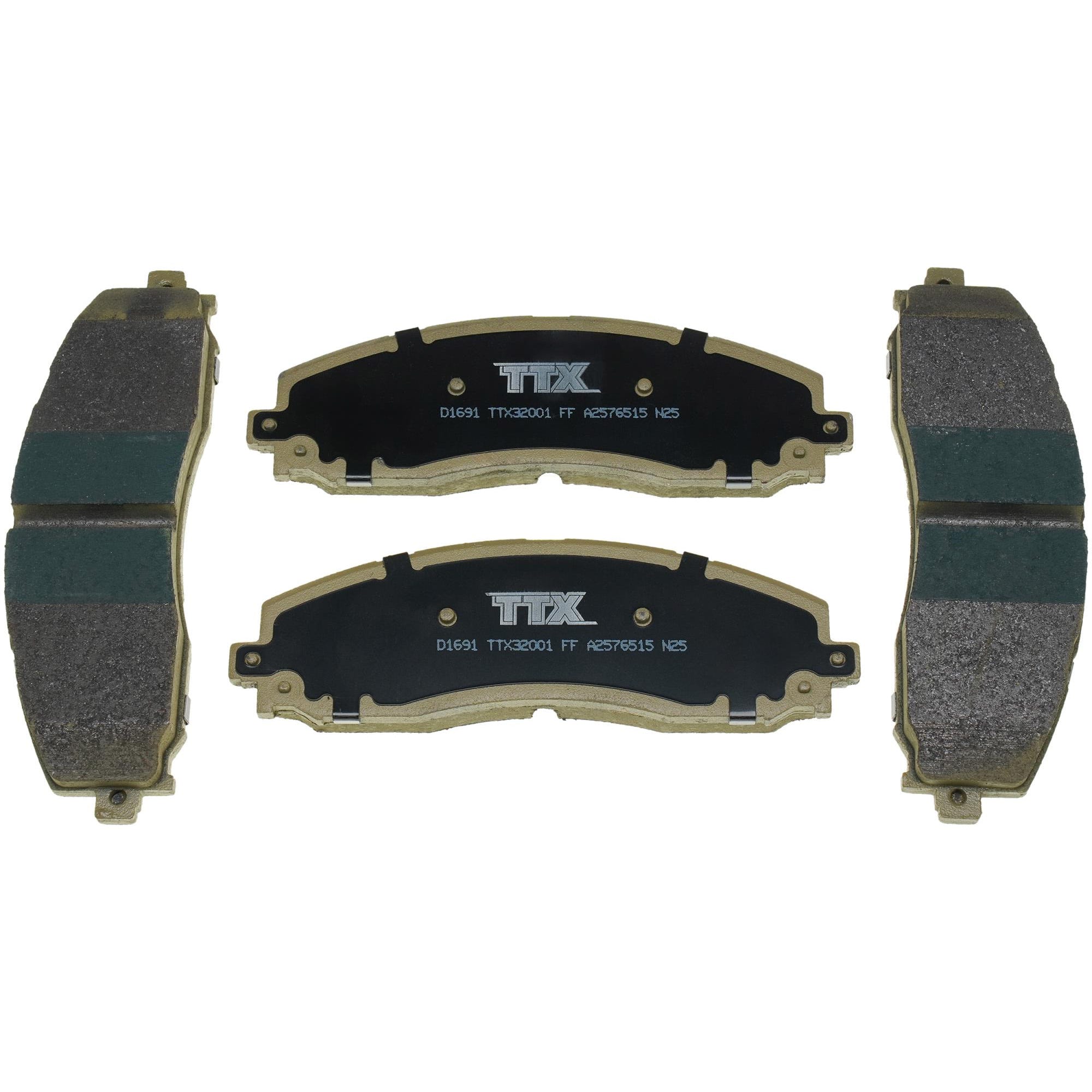 Mevotech TTX Premium Met Brake Pads for 13-24 Ford SuperDuty F-250 and F-350