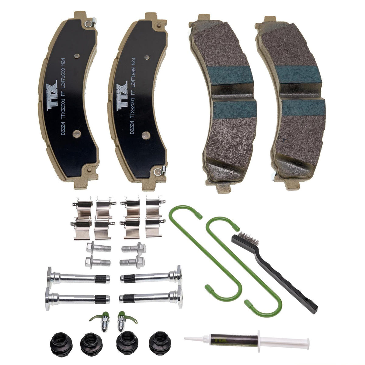 Mevotech TTX Premium Met DRW Rear Brake Pads for 19-20 Dodge Ram 2500 and 3500