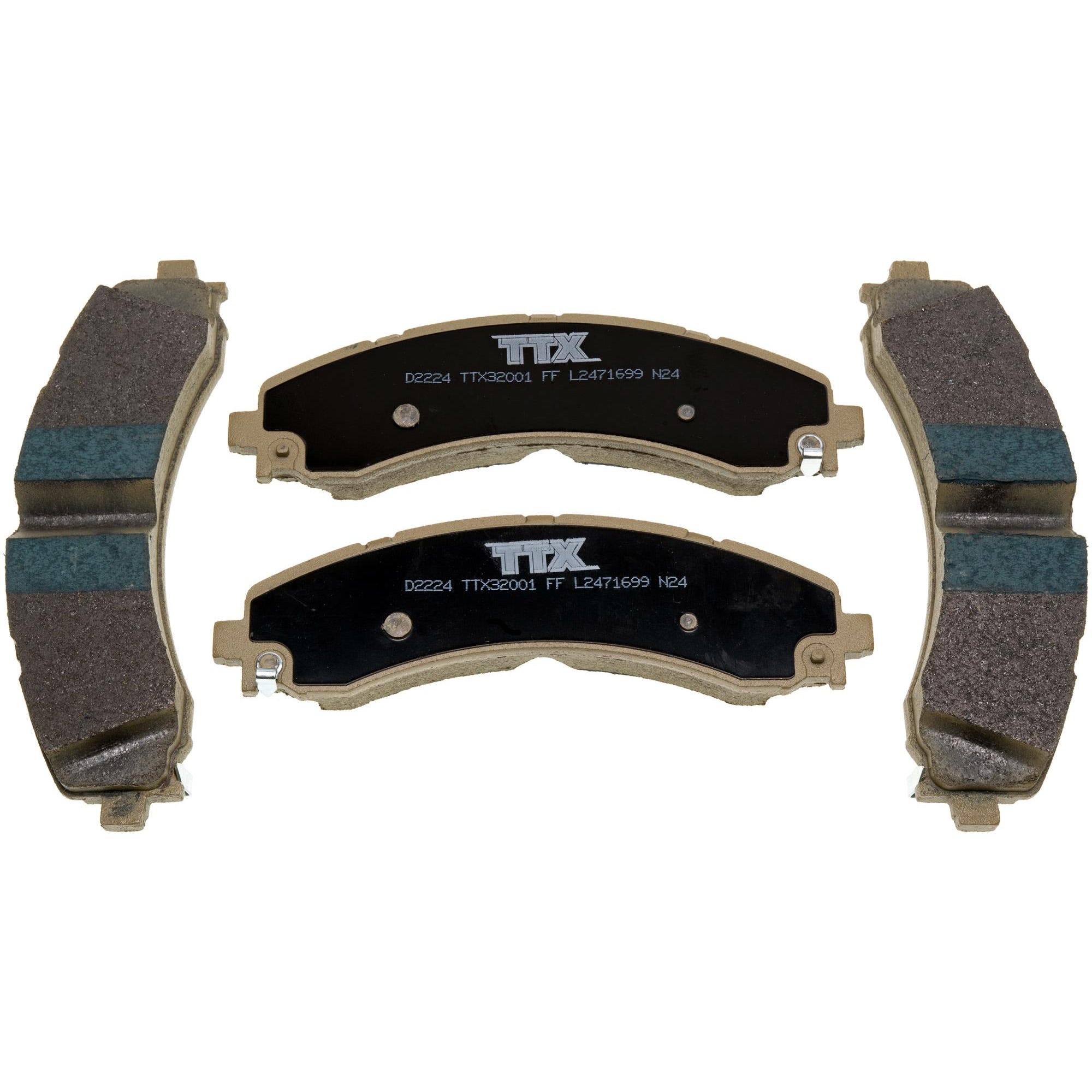 Mevotech TTX Premium Met DRW Rear Brake Pads for 19-20 Dodge Ram 2500 and 3500