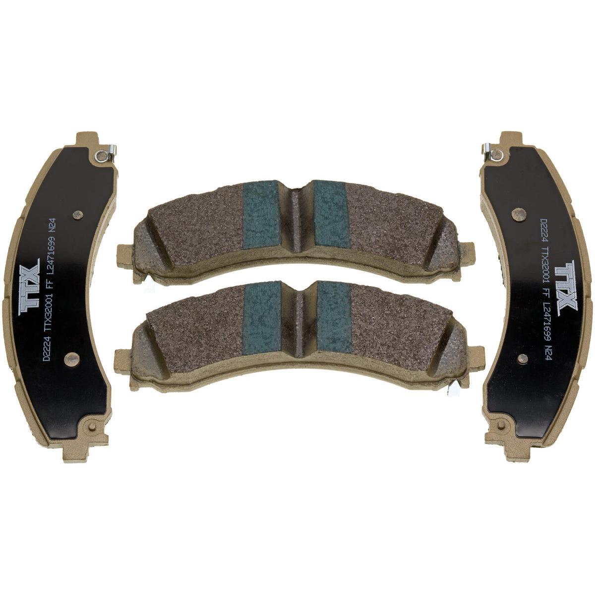 Mevotech TTX Premium Met DRW Rear Brake Pads for 19-20 Dodge Ram 2500 and 3500