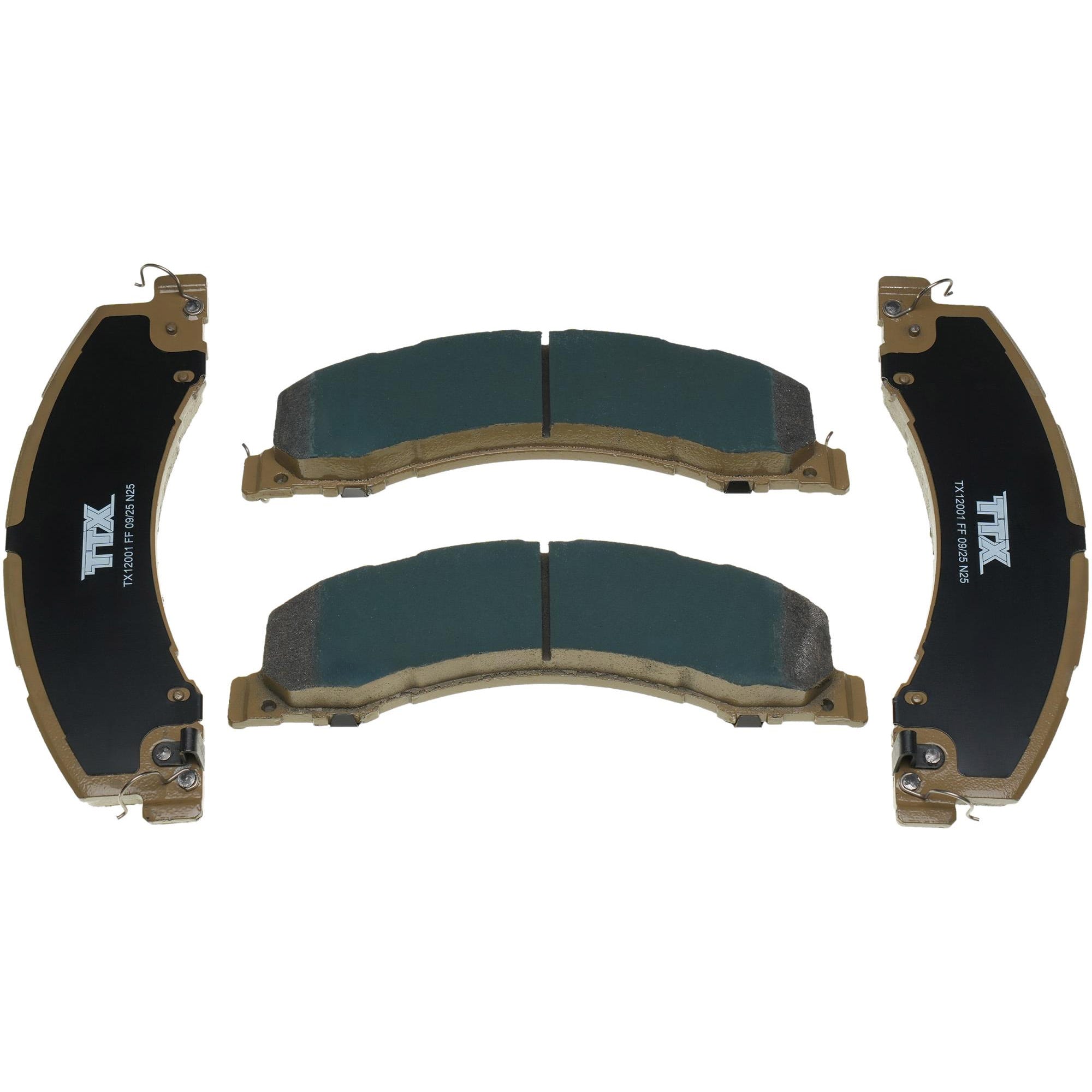 Mevotech TTX SuperMet Front and Rear Brake Pads for 19-24 Dodge Ram 4500 and 5500