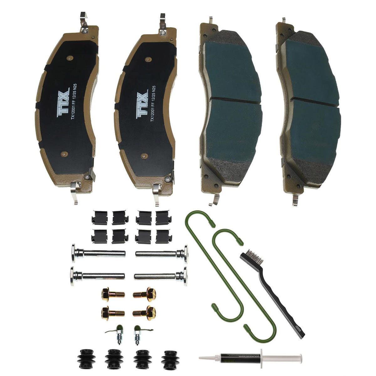 Mevotech TTX SuperMet Front Brake Pads for 09-18 Dodge Ram 2500 and 3500