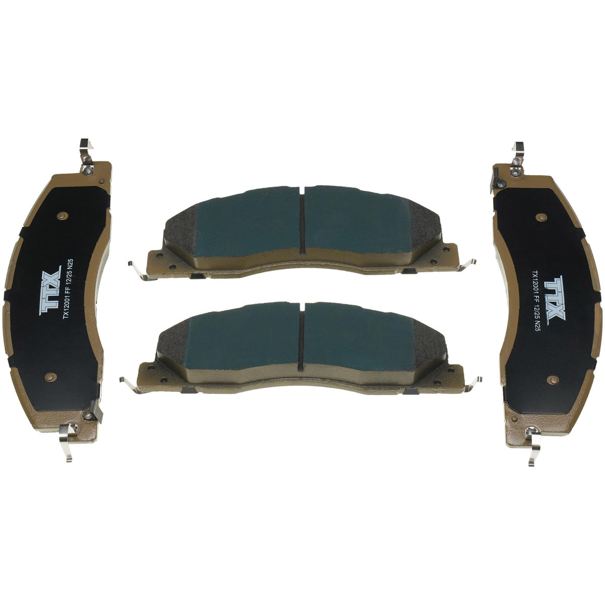 Mevotech TTX SuperMet Front Brake Pads for 09-18 Dodge Ram 2500 and 3500