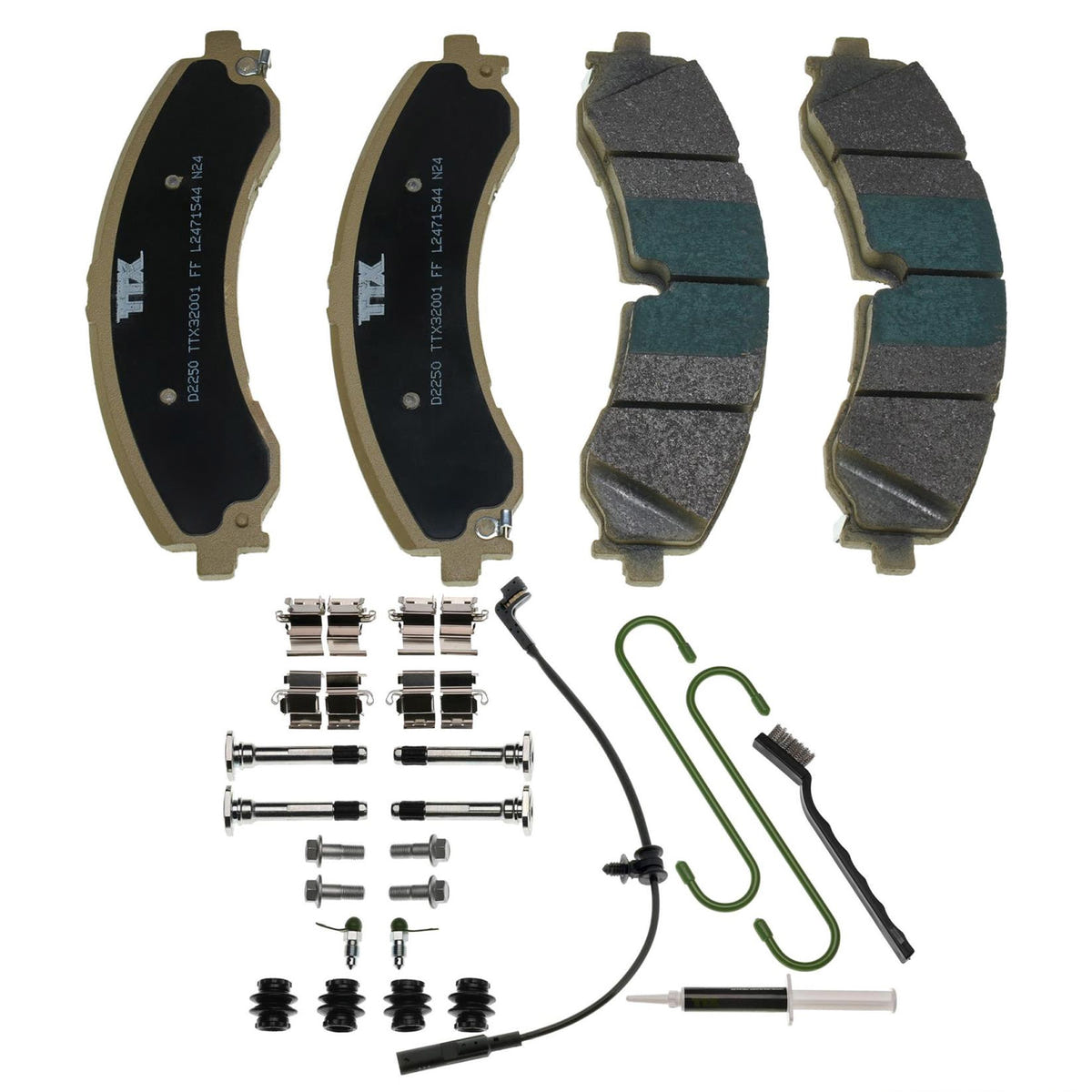 Mevotech TTX SuperMet Brake Pads for 19-24 Dodge Ram 2500 and 3500