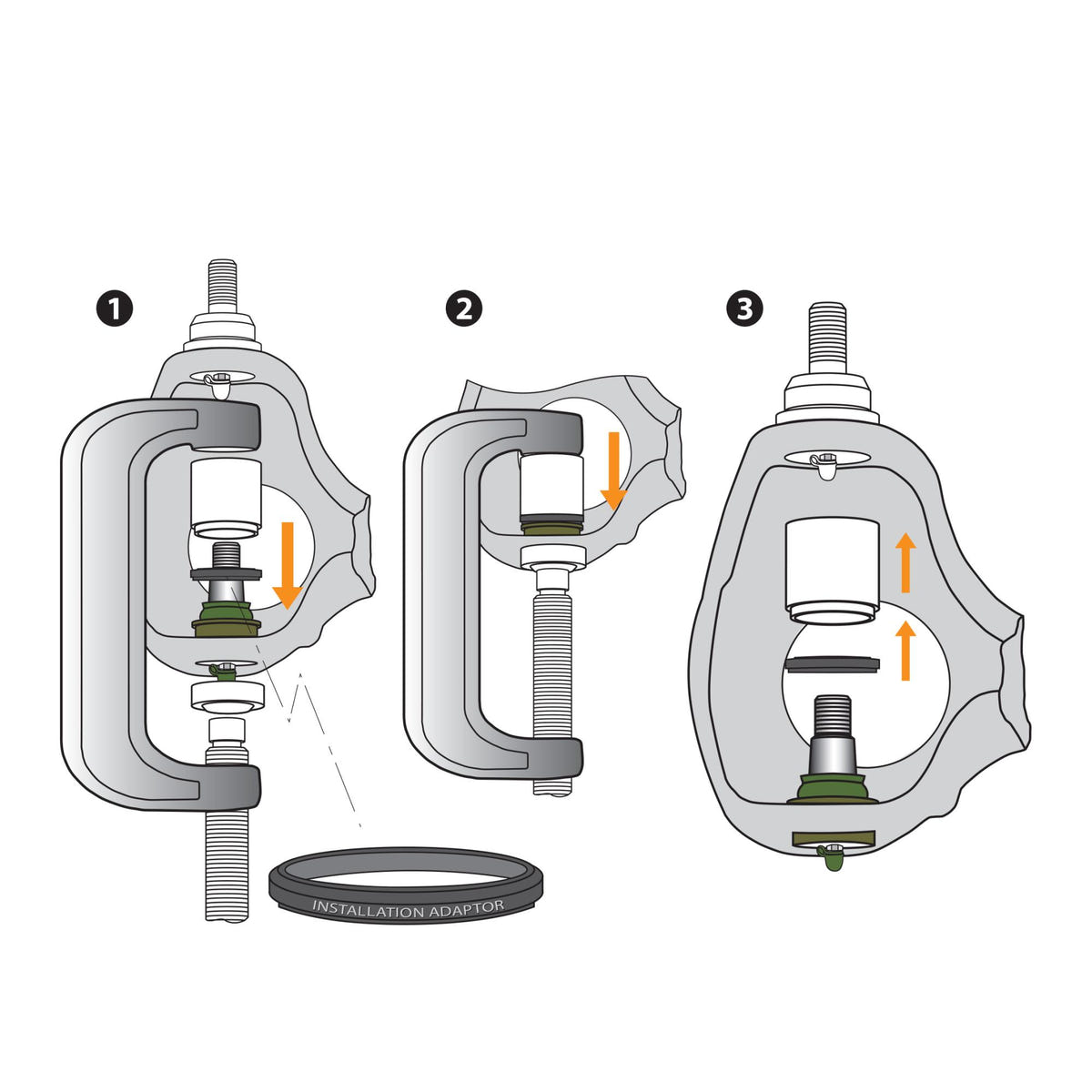 Mevotech TTX Suspension Upper Ball Joint for 94-99 Ram 2500 and 3500 also for 99-23 Ford F250 and F350