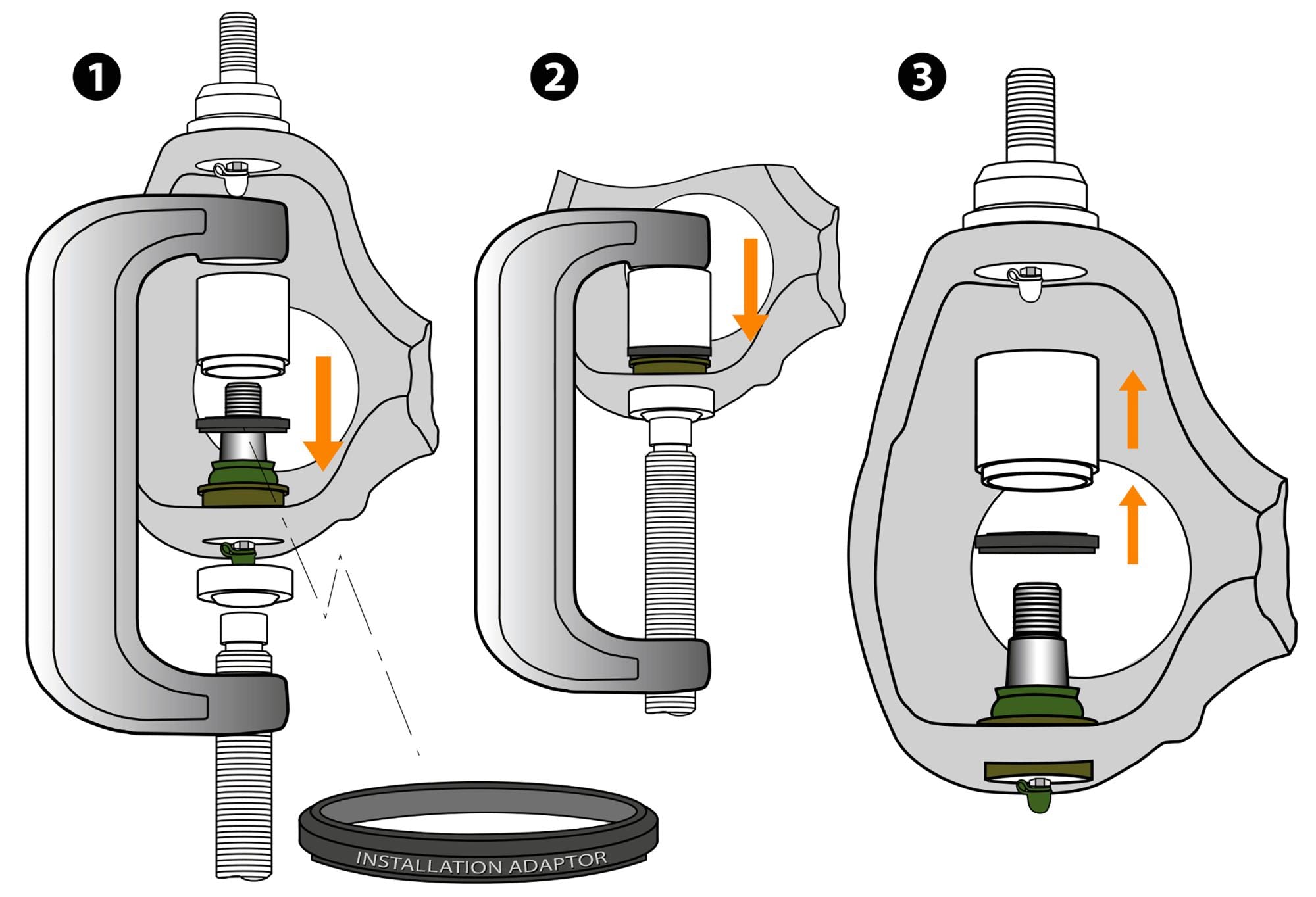Mevotech TTX Suspension Lower Ball Joint for 94-99 Ram 2500 and 3500 also for 99-23 Ford F250 and F350