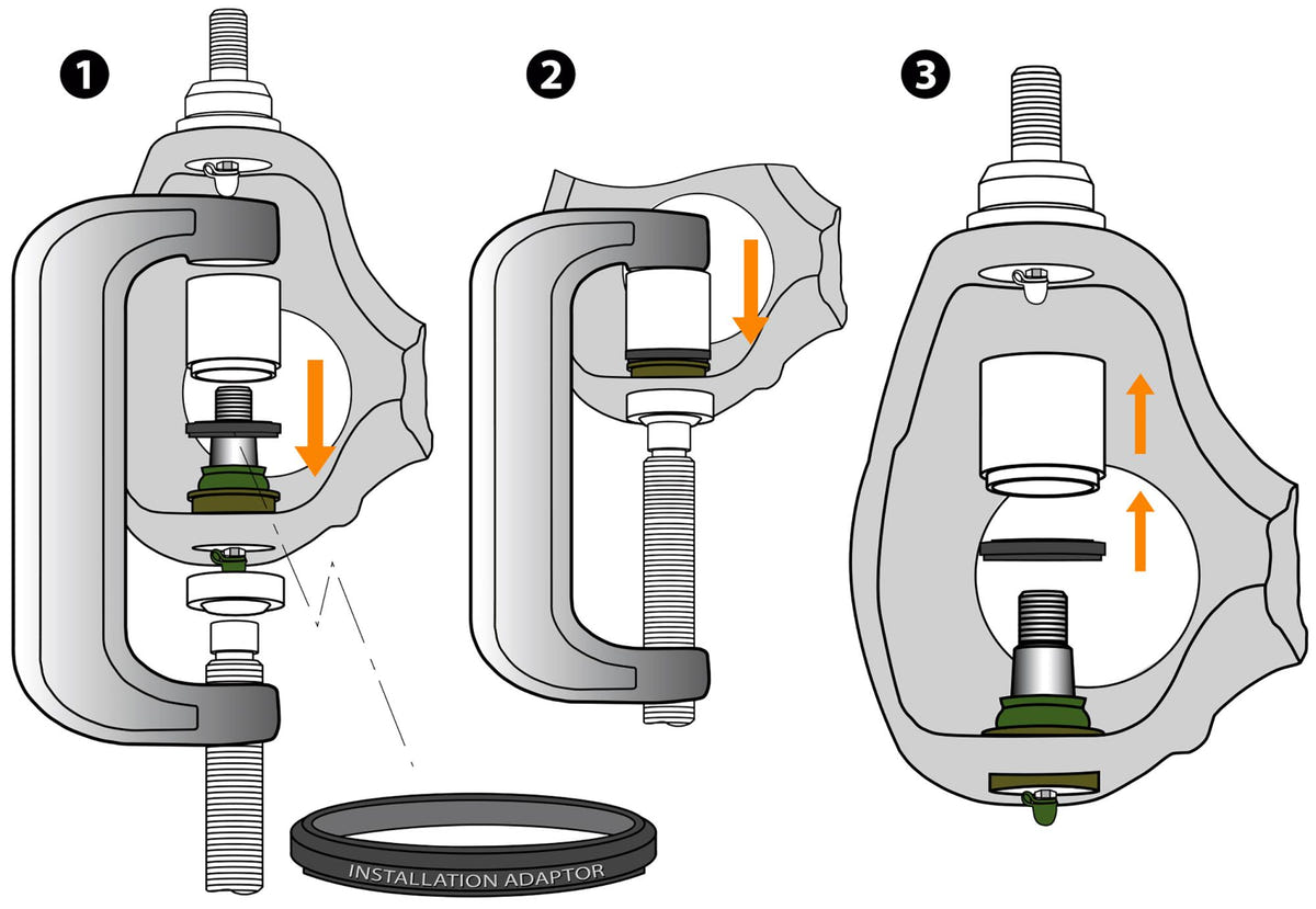 Mevotech TTX Suspension Lower Ball Joint for 14-24 Ram 2500 also for 13-24 Ram 3500