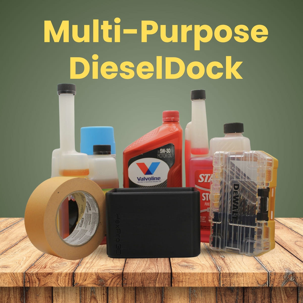 HexPro3D DieselDock™ Universal Magnetic Organizer
