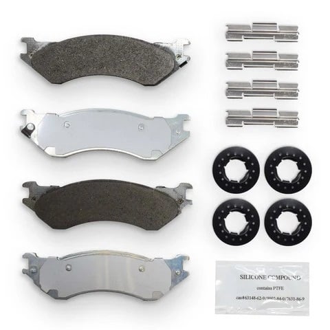NRS Galvanized Disc Brake Pad Set Front and Rear 03 08 Ram 2500/3500