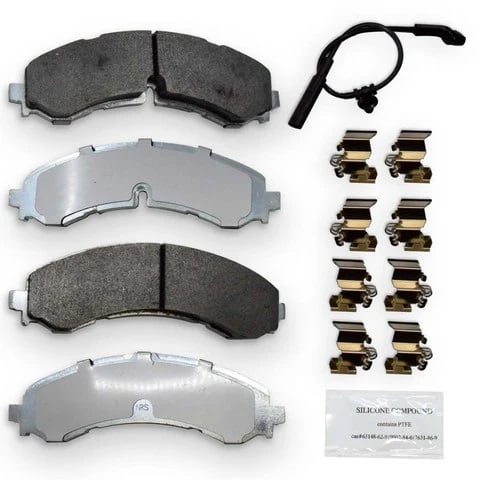 NRS Galvanized Disc Brake Pad Set Front for 20-23 Rear '22 made for GM 2500HD and 3500