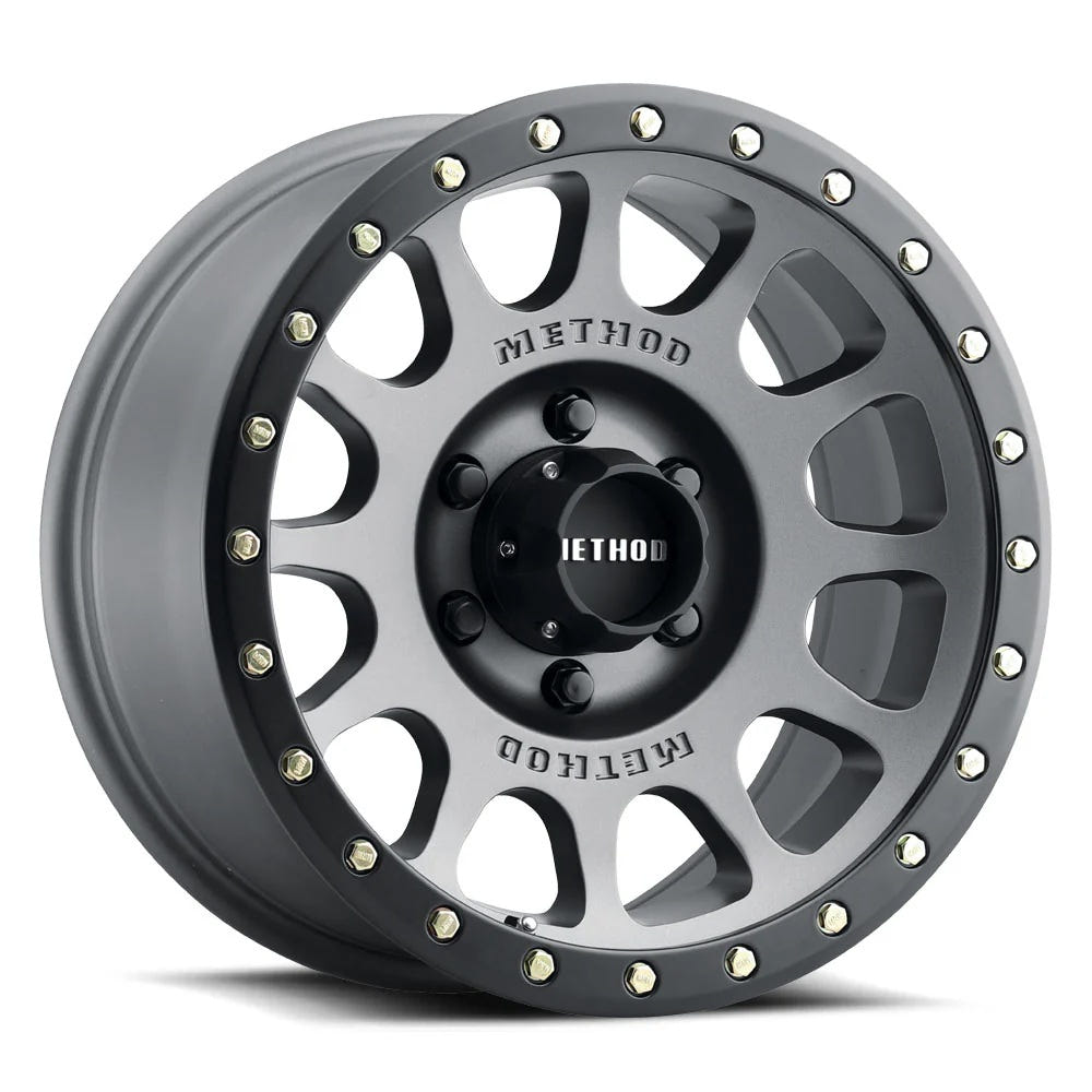 Method Race Wheels 305 NV Standard for 17-20" 8x6.5 for 94-19 Ram and for 01-10 GM and for 94-97 Ford