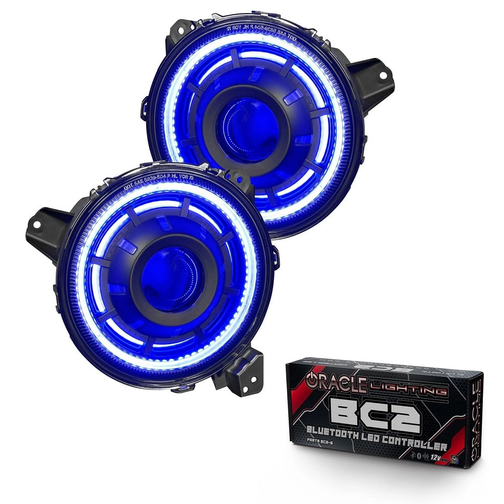 Oracle Lighting LED Pre-Assembled Halo Headlights for 20-23 Jeep Wrangler JL and Gladiator JT