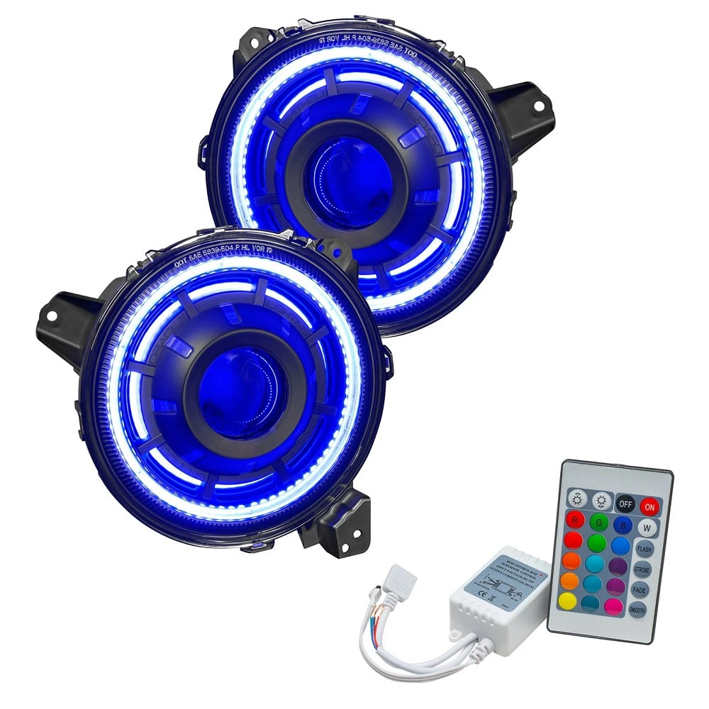 Oracle Lighting LED Pre-Assembled Halo Headlights for 20-23 Jeep Wrangler JL and Gladiator JT