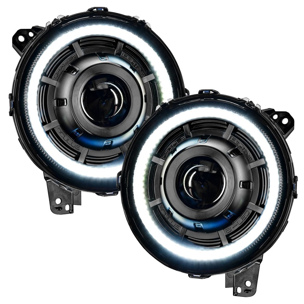Oracle Lighting LED Pre-Assembled Halo Headlights for 20-23 Jeep Wrangler JL and Gladiator JT