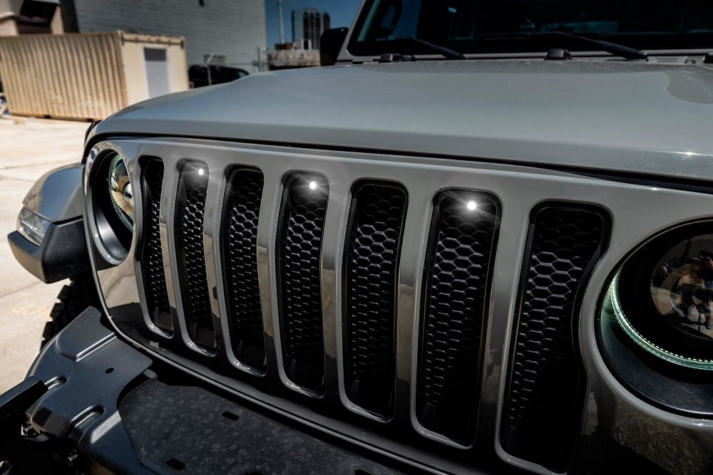 Oracle Lighting Pre-Runner Style LED Grill Light Kit for 20-23 Jeep Wrangler JL