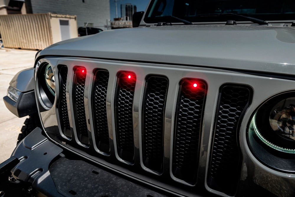 Oracle Lighting Pre-Runner Style LED Grill Light Kit for 20-23 Jeep Wrangler JL