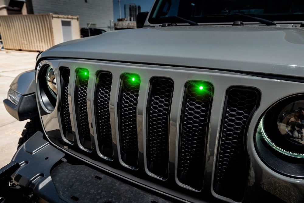 Oracle Lighting Pre-Runner Style LED Grill Light Kit for 20-23 Jeep Wrangler JL