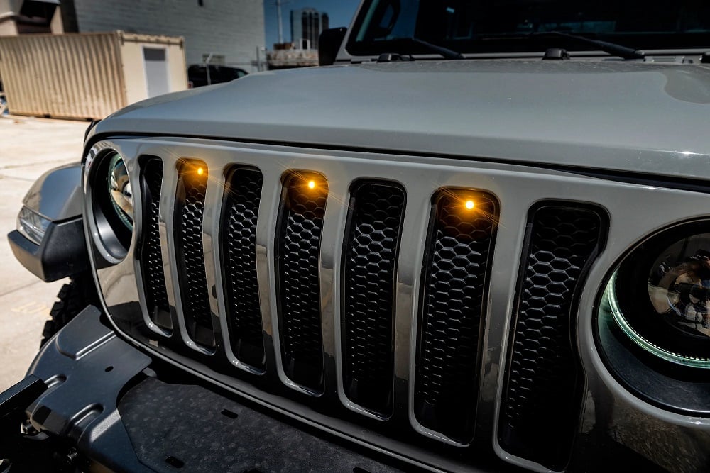 Oracle Lighting Pre-Runner Style LED Grill Light Kit for 20-23 Jeep Wrangler JL