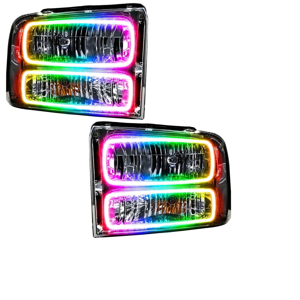 Oracle Lighting LED Pre-Assembled Halo Headlights for 05-07 Ford 6.0L Powerstroke