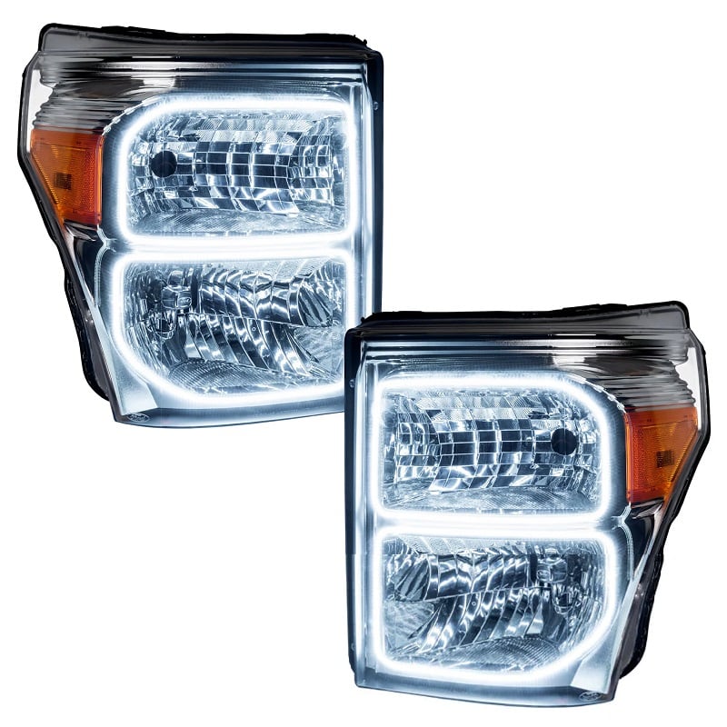 Oracle Lighting LED Pre-Assembled Halo Headlights for 11-16 Ford 6.7L Powerstroke