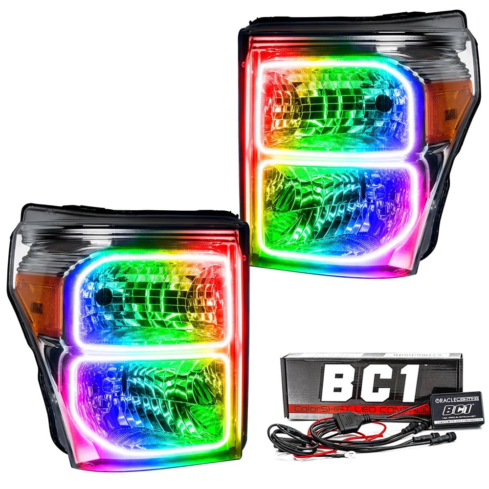 Oracle Lighting LED Pre-Assembled Halo Headlights for 11-16 Ford 6.7L Powerstroke