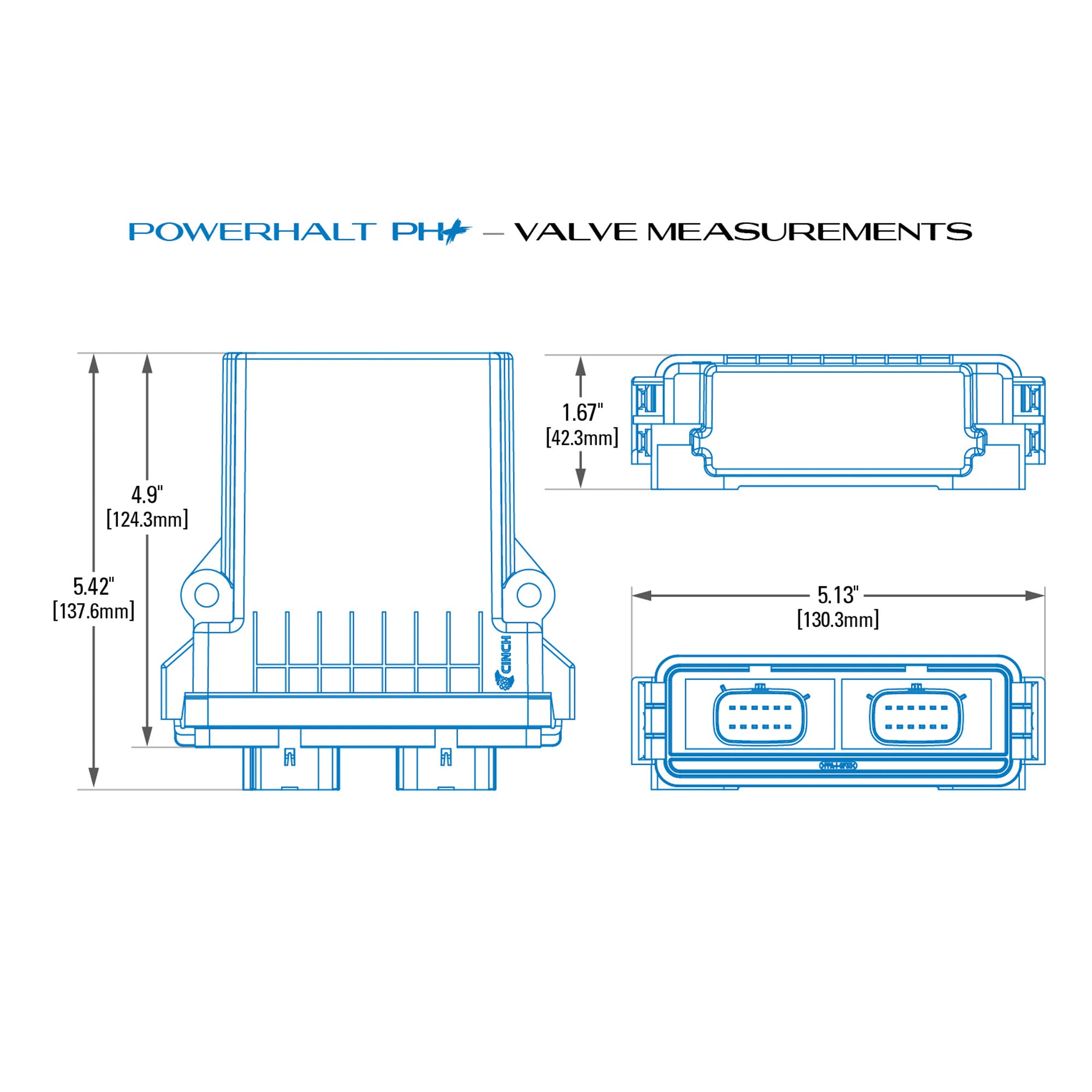 PacBrake PH+ PowerHalt Air Shut-Off Valve for 19-24 Ram Pickup And Cab &amp; Chassis Cummins