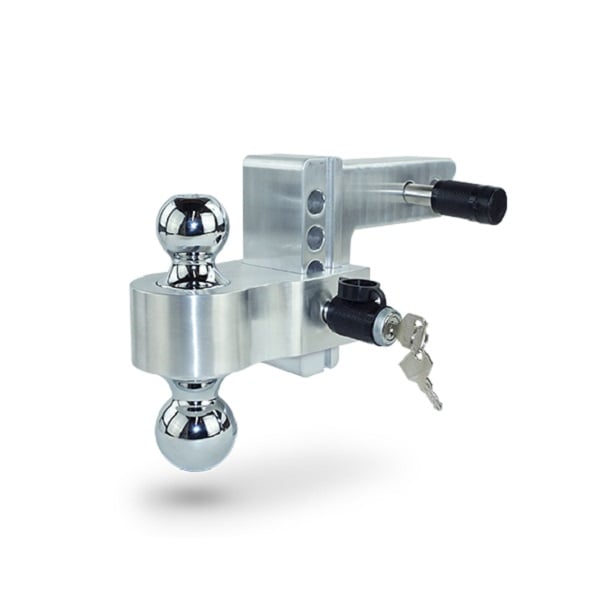 Pacbrake Aluminum Adjustable Locking Dual Ball Mount With Locking Pins