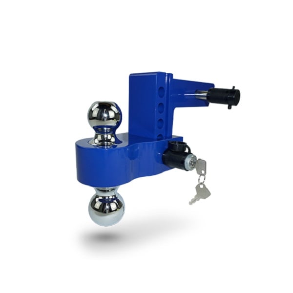 Pacbrake Aluminum Adjustable Locking Dual Ball Mount With Locking Pins