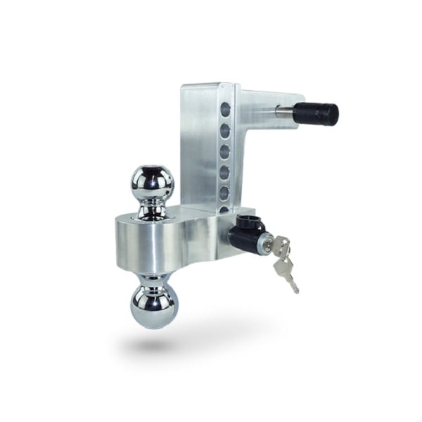 Pacbrake Aluminum Adjustable Locking Dual Ball Mount With Locking Pins