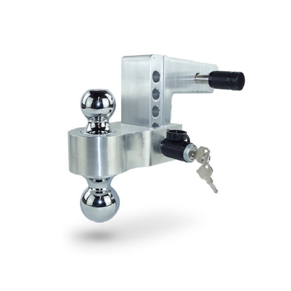 Pacbrake Aluminum Adjustable Locking Dual Ball Mount With Locking Pins