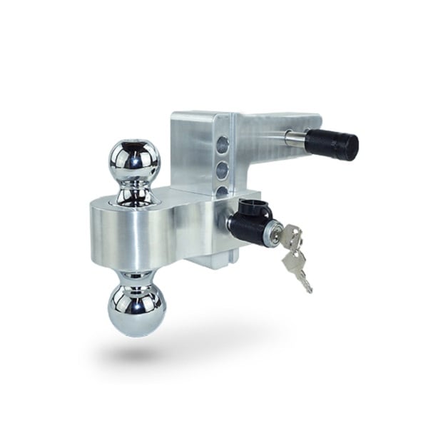 Pacbrake Aluminum Adjustable Locking Dual Ball Mount With Locking Pins