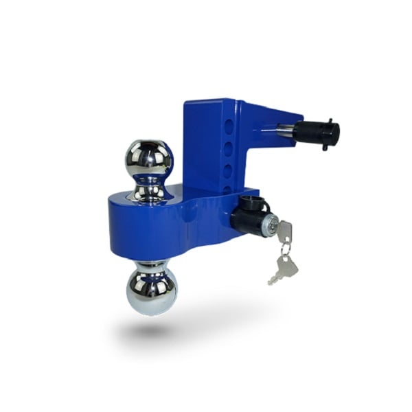 Pacbrake Aluminum Adjustable Locking Dual Ball Mount With Locking Pins