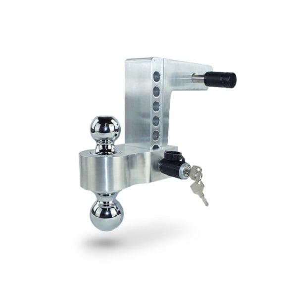 Pacbrake Aluminum Adjustable Locking Dual Ball Mount With Locking Pins