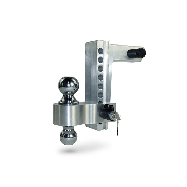Pacbrake Aluminum Adjustable Locking Dual Ball Mount With Locking Pins