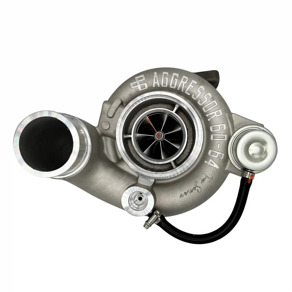 Power Driven Diesel Aggressor Tow Series HE351 Billet 60 and 64 Turbocharger for 03-07 Dodge 5.9L Cummins