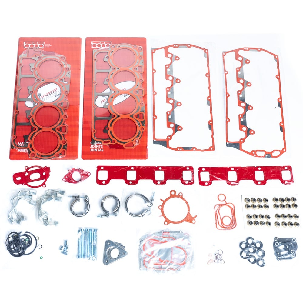 Power Stroke Products MLS Cylinder Head Gasket Set With Fuel Lines 11 19 Ford 6.7L Powerstroke