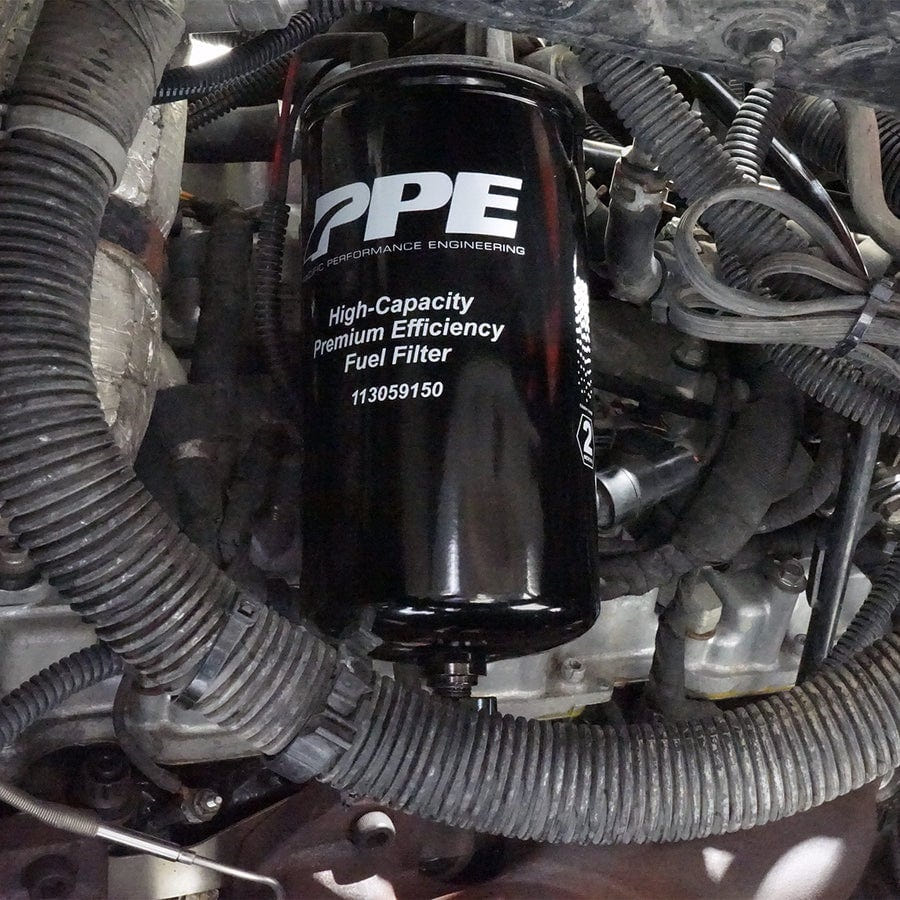 PPE High Capacity Premium Efficiency Fuel Filter for 01-16 GM 6.6L Duramax