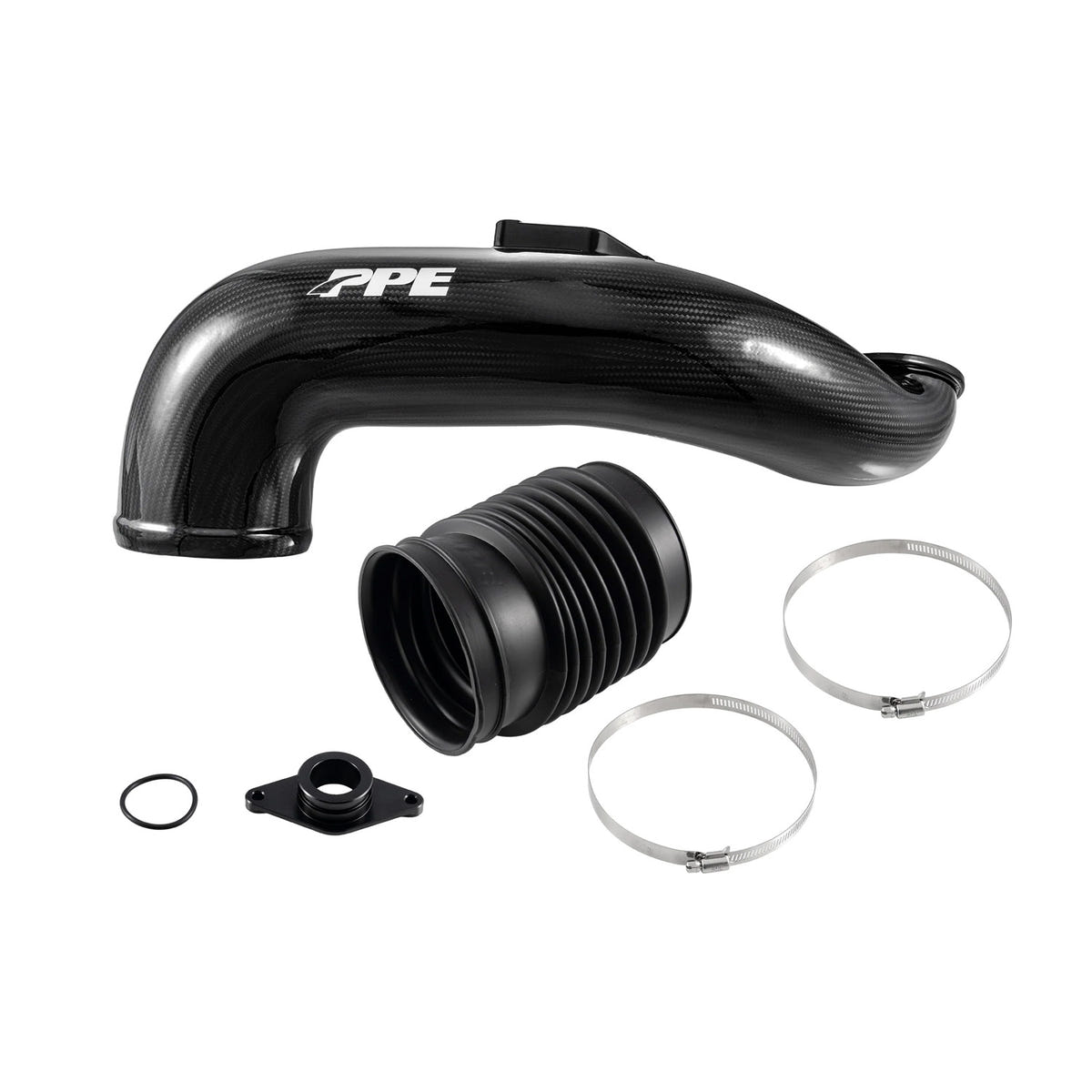 PPE  Carbon Fiber Turbo Inlet Upgrade Kit 11-16 GM 6.6L Duramax LML